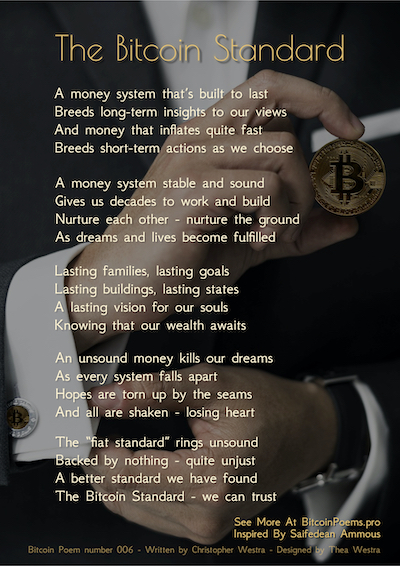 Bitcoin Poem 006 - The Bitcoin Standard